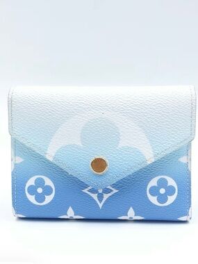 Louis Vuitton Monogram By The Pool Victorine Wallet Blue 2021 w/ Box & Dust Bag
